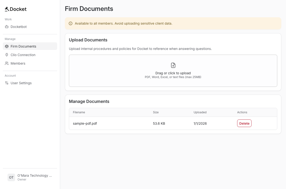 private files upload