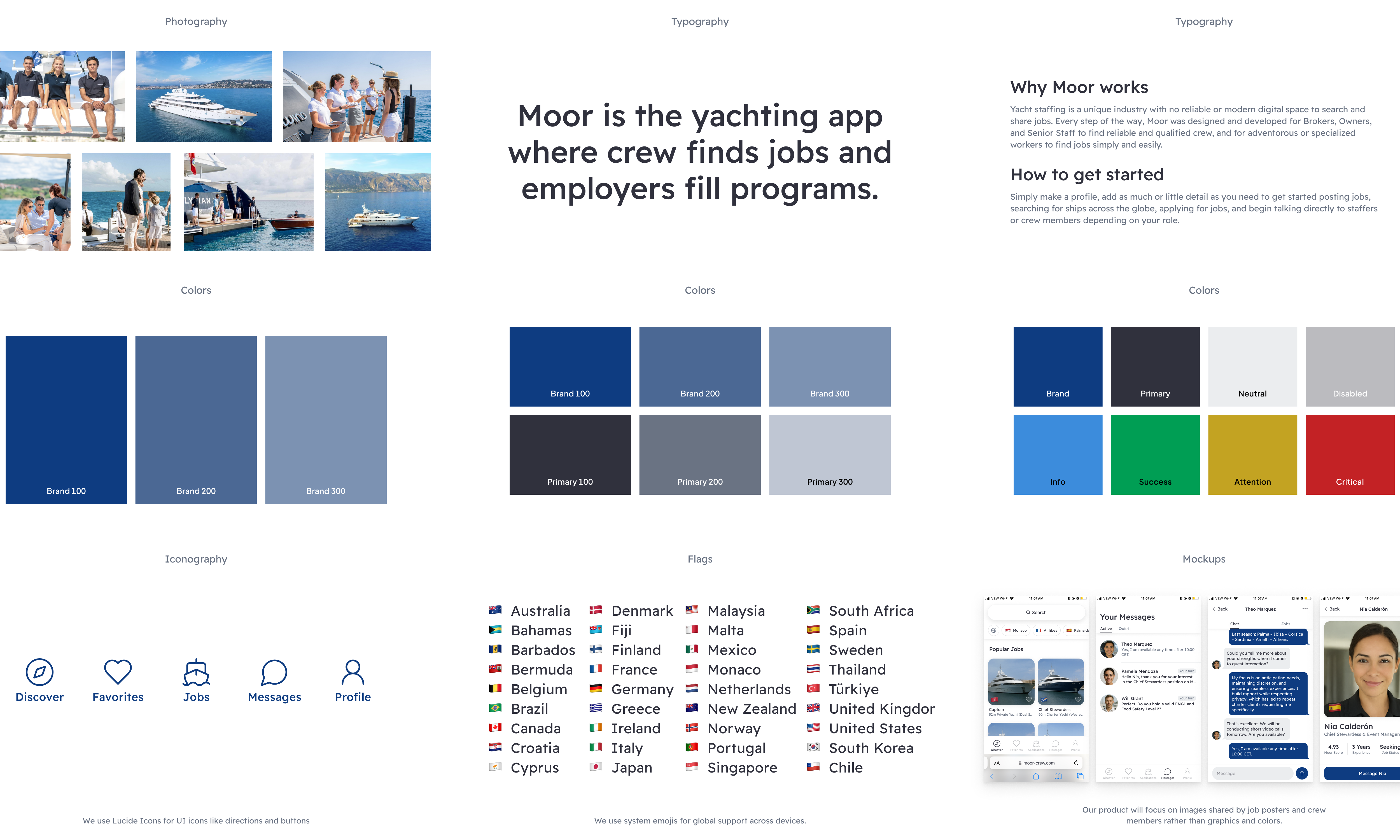 Style guide — logo, color palette, typography
